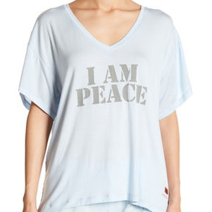 NWT Peace Love World "I Am Peace" tee